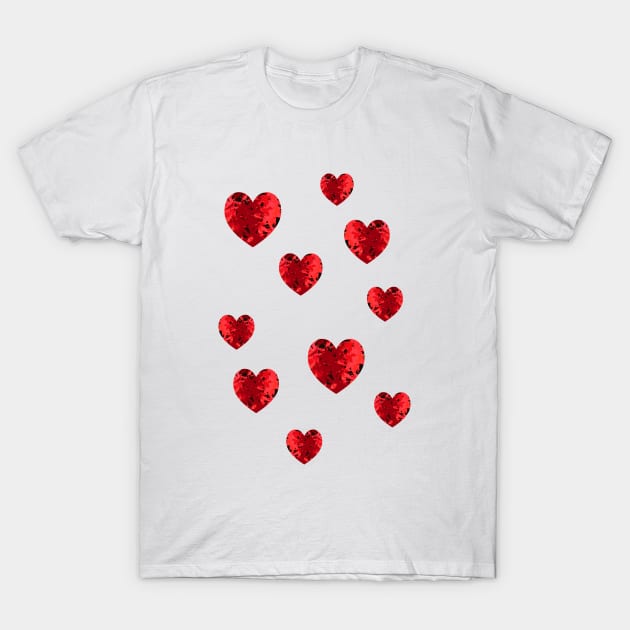 Japanese maple hearts T-Shirt by Hayh0